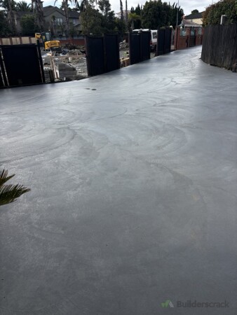 Trowel finish