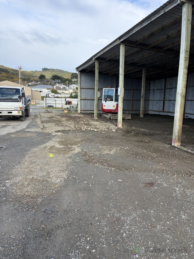 concrete prep in pole shed