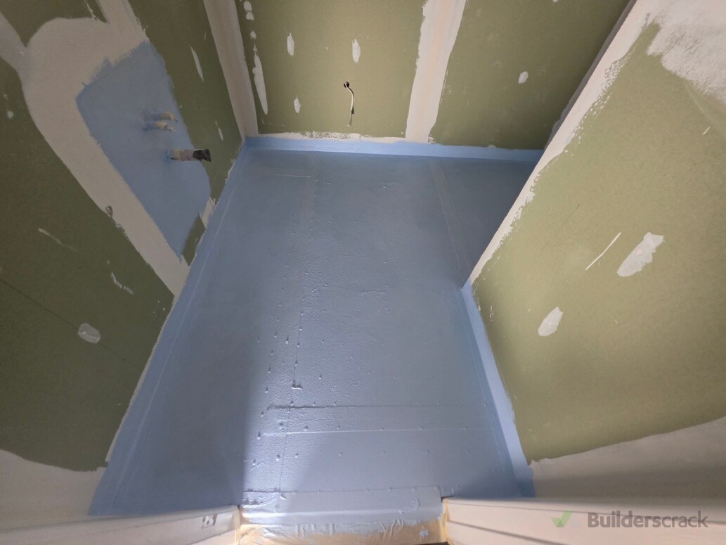 Plaster and waterproofing