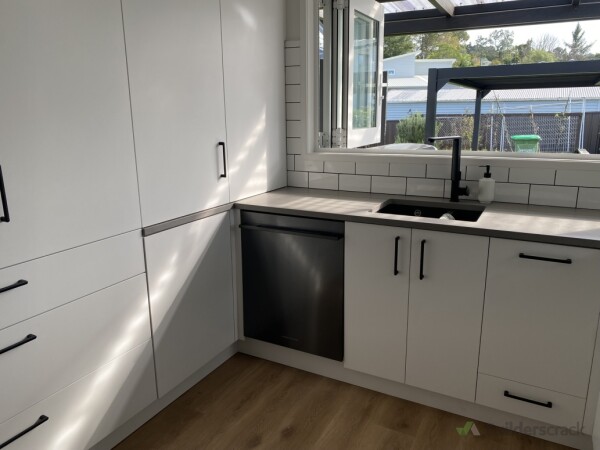 Bifold window opening to the garden