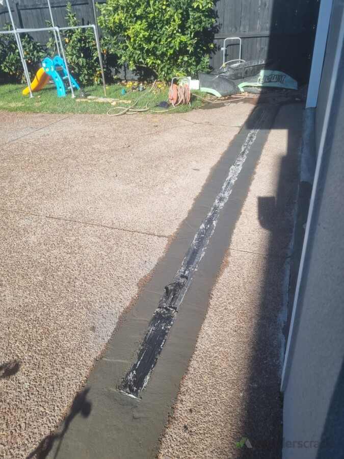 Concrete in and shaped.
