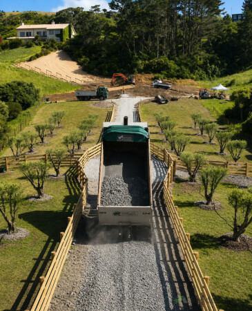 Olive Orchard Roading Installation