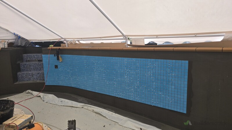 Laying Pool Mosaics