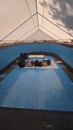Laying Pool Mosaics
