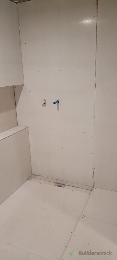 Pre-Tiling Cubicle