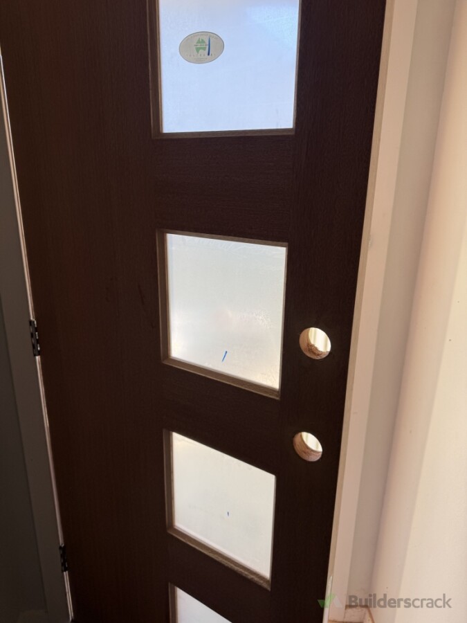 Front door combination set installation