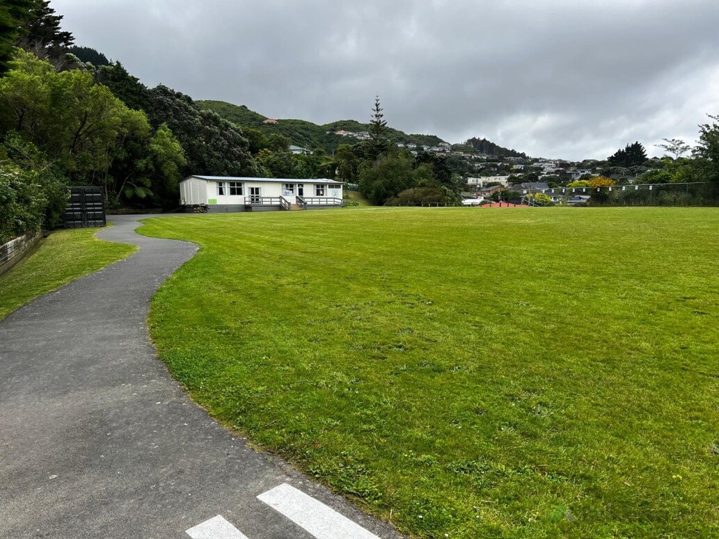 School Lawn - After