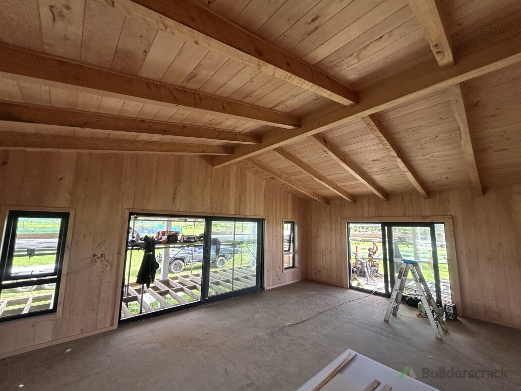 Timber sarking & Exposed beams