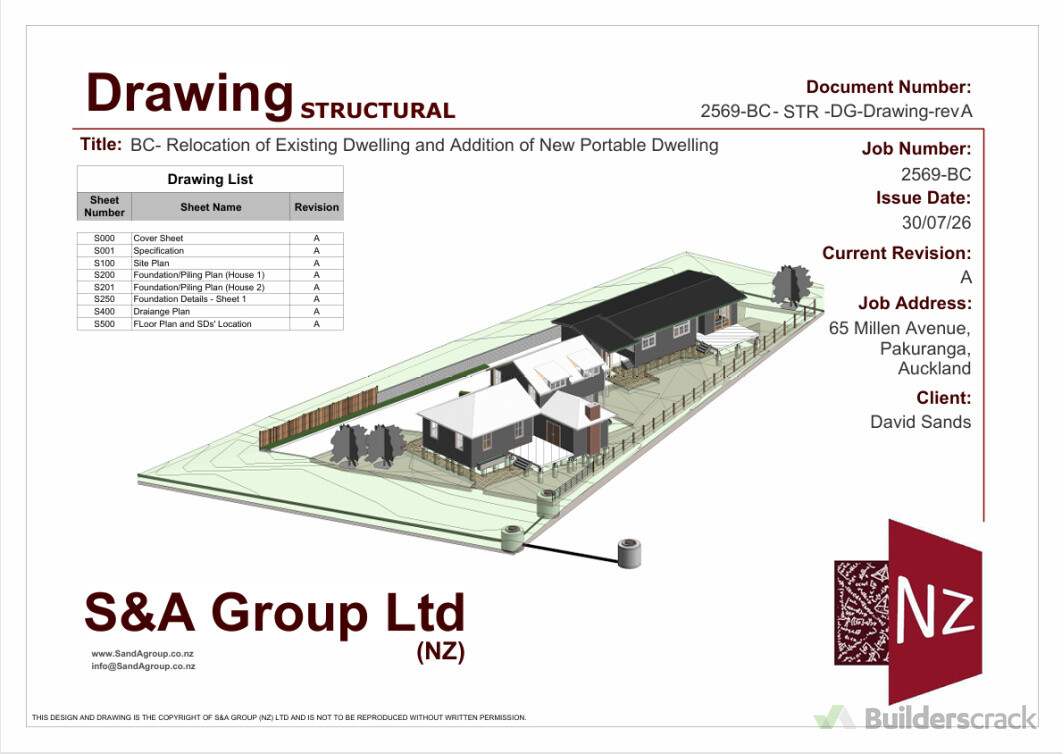 Pile Design for Relocatable Houses