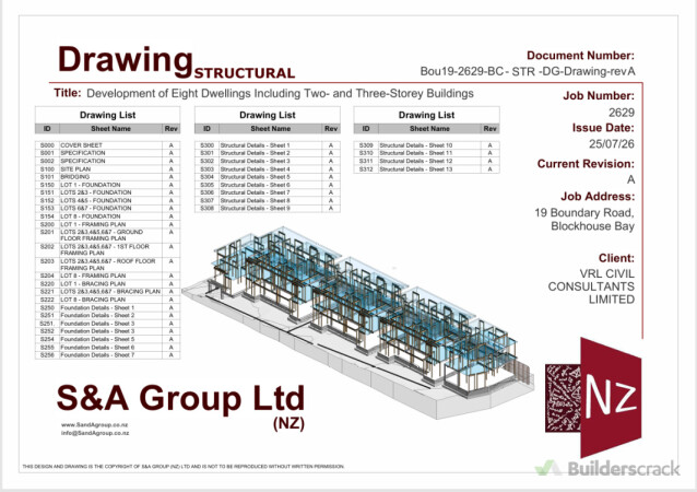 Structural design of 3 Storey 11 units