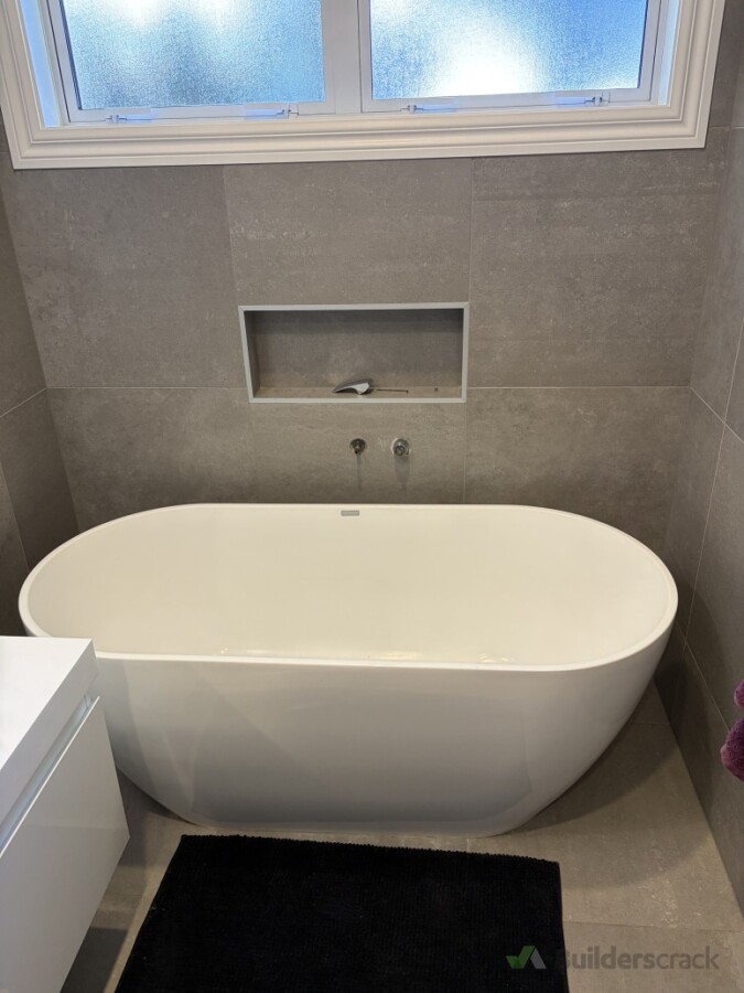 Before photo, leaking spout removed.