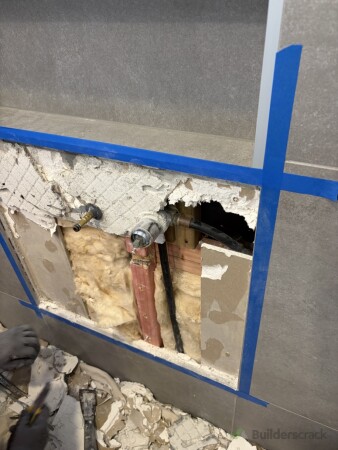 Removal of old mixer.