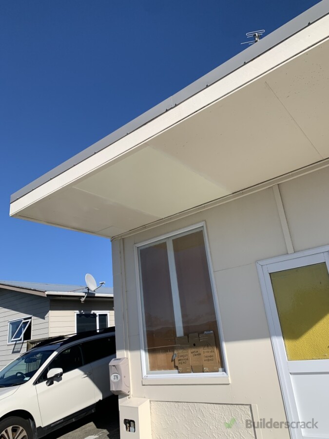 Soffit repair after
