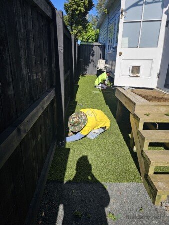 Artificial grass install