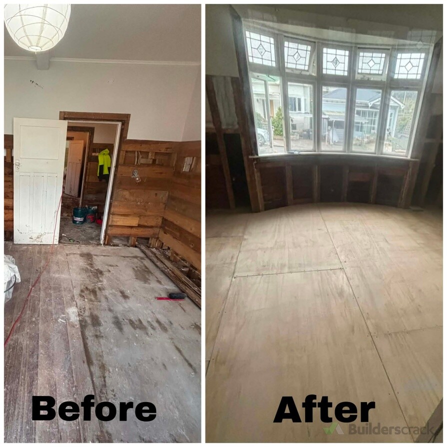 Flood-Damaged Floor Replacement