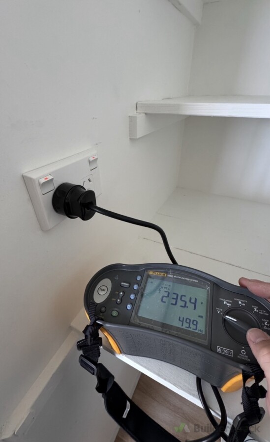 Testing and verification of power outlets for safe operation and compliance