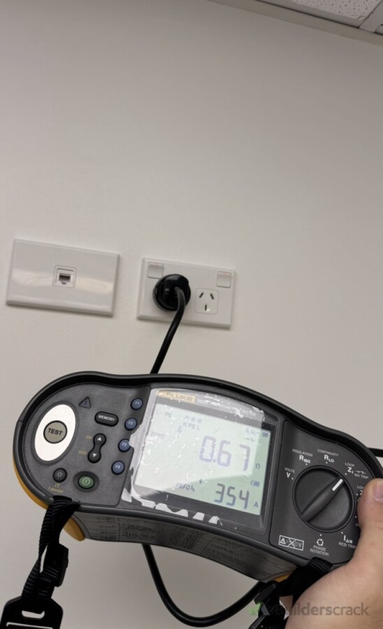Testing and verification of power outlets for safe operation and compliance