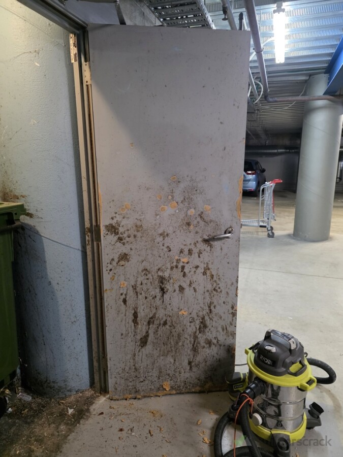 Damaged door