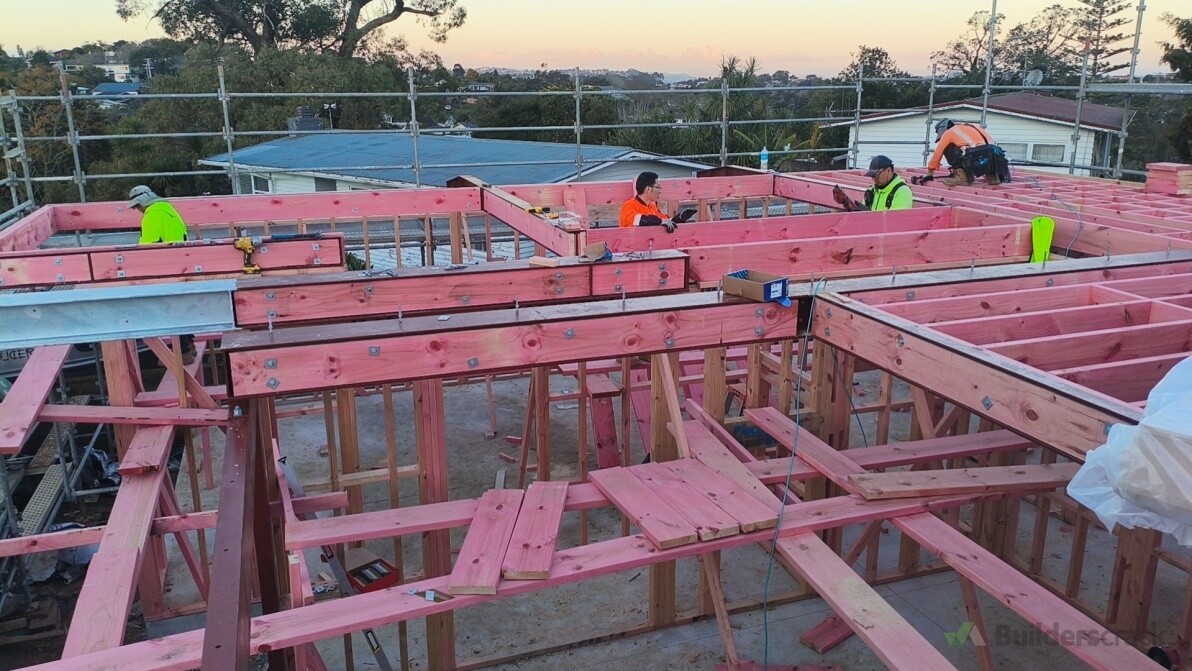 1 to 2 subdivision at 15 hilling st, titirangi new build ongoing