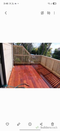 Hardwood Decking  and Railing