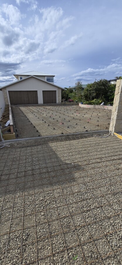 All prepared for new drive way