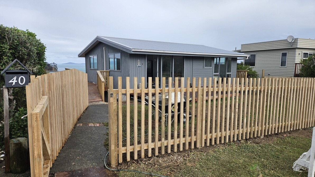 Fence and Drive way waiheke