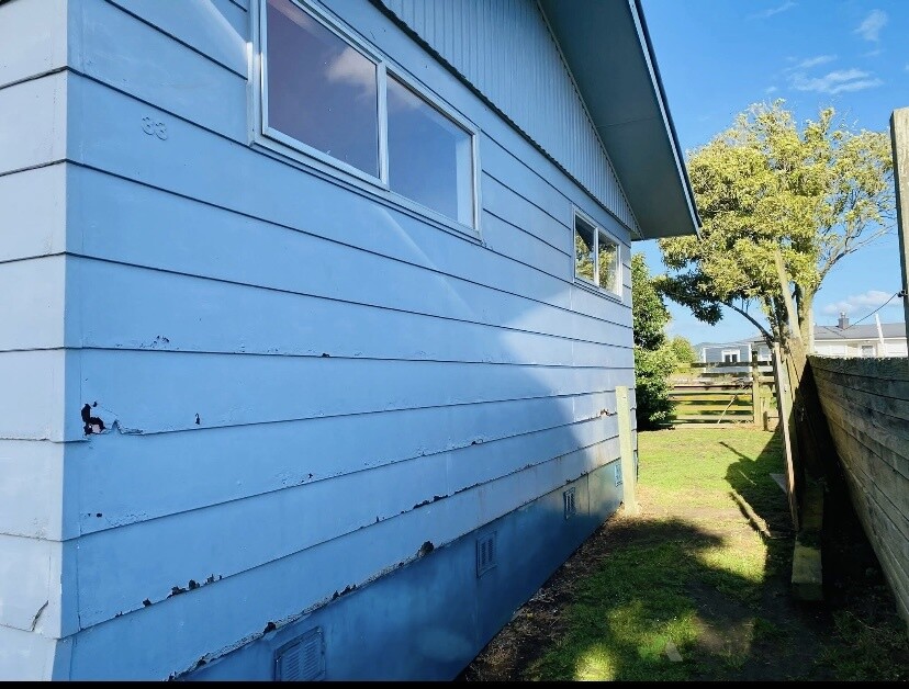 “Cleaned to reveal the true condition before repairs.
