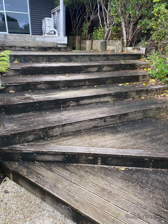 years of built-up grime ready for a proper clean.