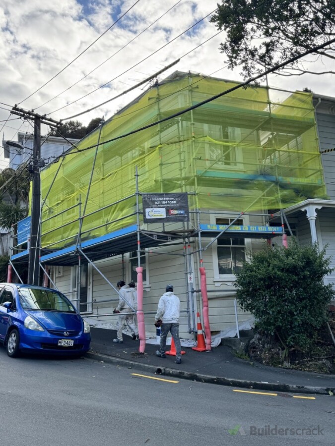 Full exterior (paint stripping) in CBD, Wellington