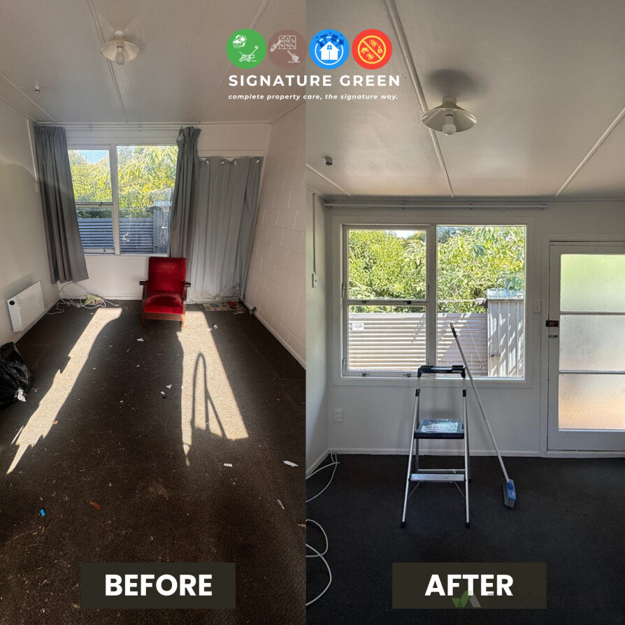 Full interior clean completed and ready for move in