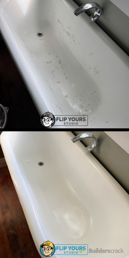 Bathtub surface  refinished
