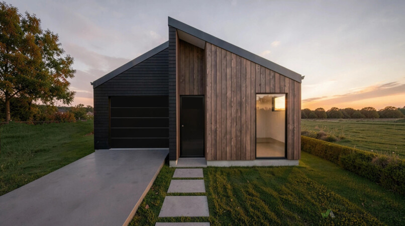 New residence - front elevation