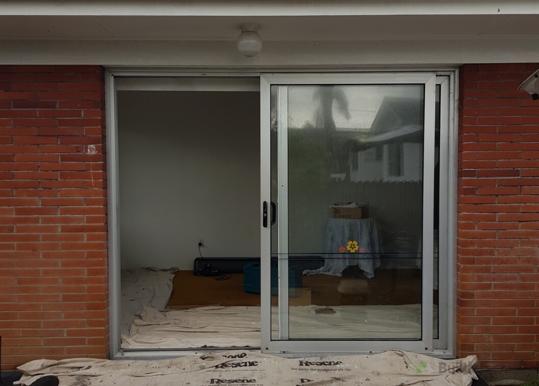 Before - Old Slider Door
