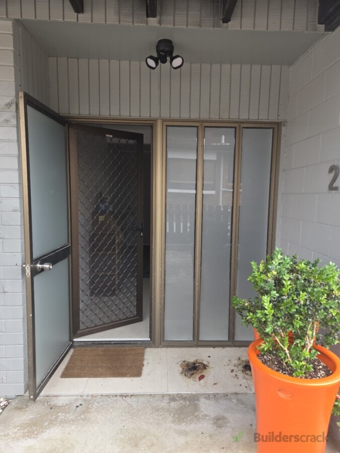 Before - Old Entry Door