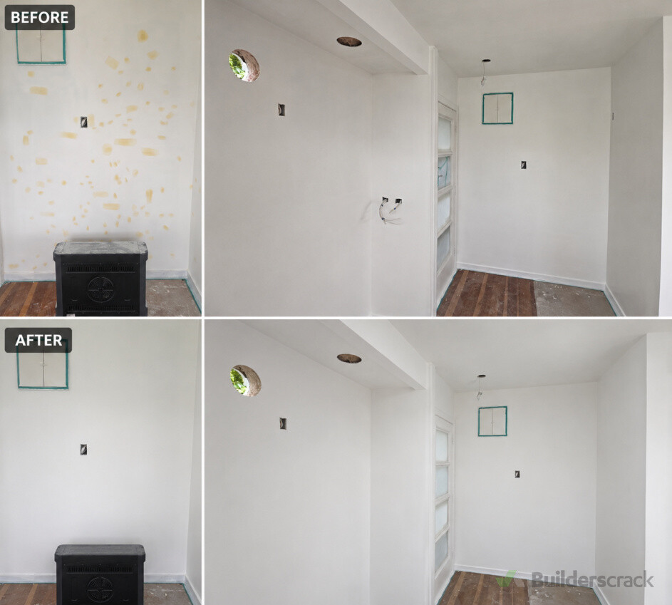 Wall Painting & Repainting Professional wall painting with thorough surface preparation for a smooth and clean finish. Walls were repaired, patched, sanded and prepared before applying quality paint. Careful cutting-in and attention to detail helped achie