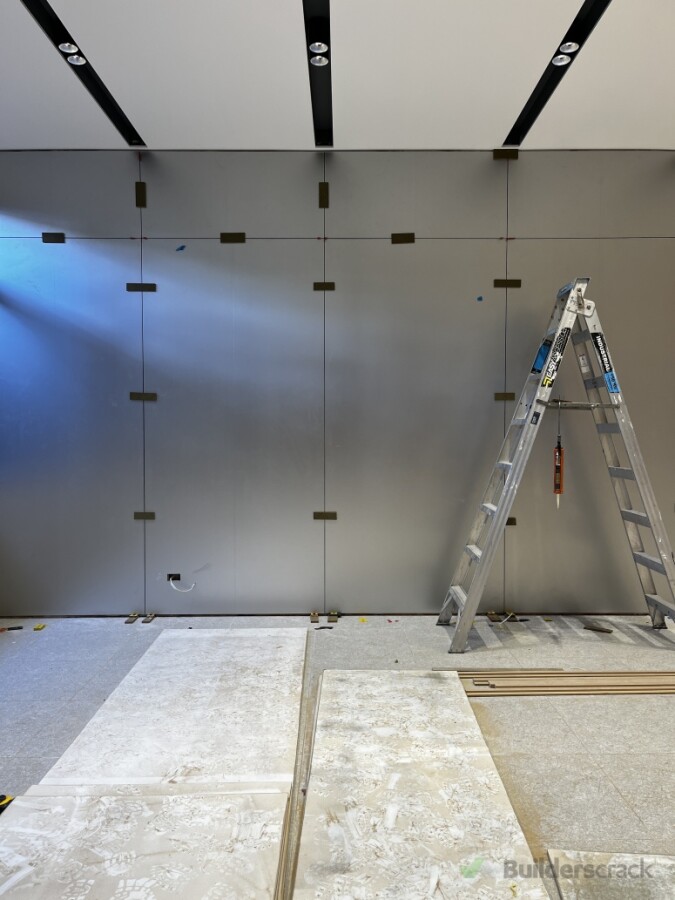 Kia show room vinyl mdf panels