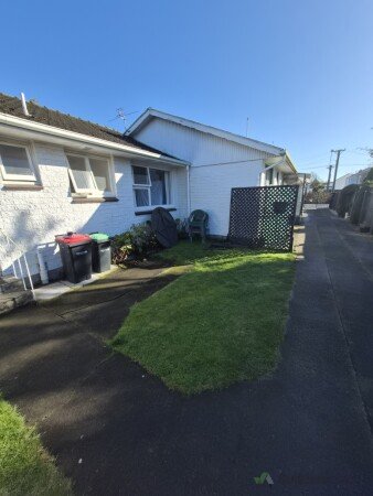 Before New fence and gate.