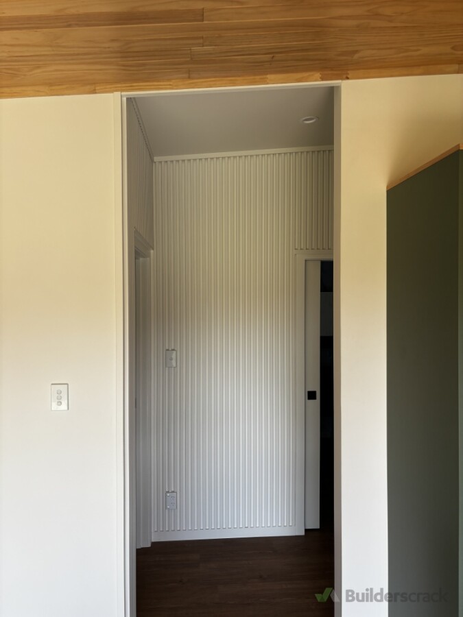 This is a feature wall in the hallways in one of our new granny flats