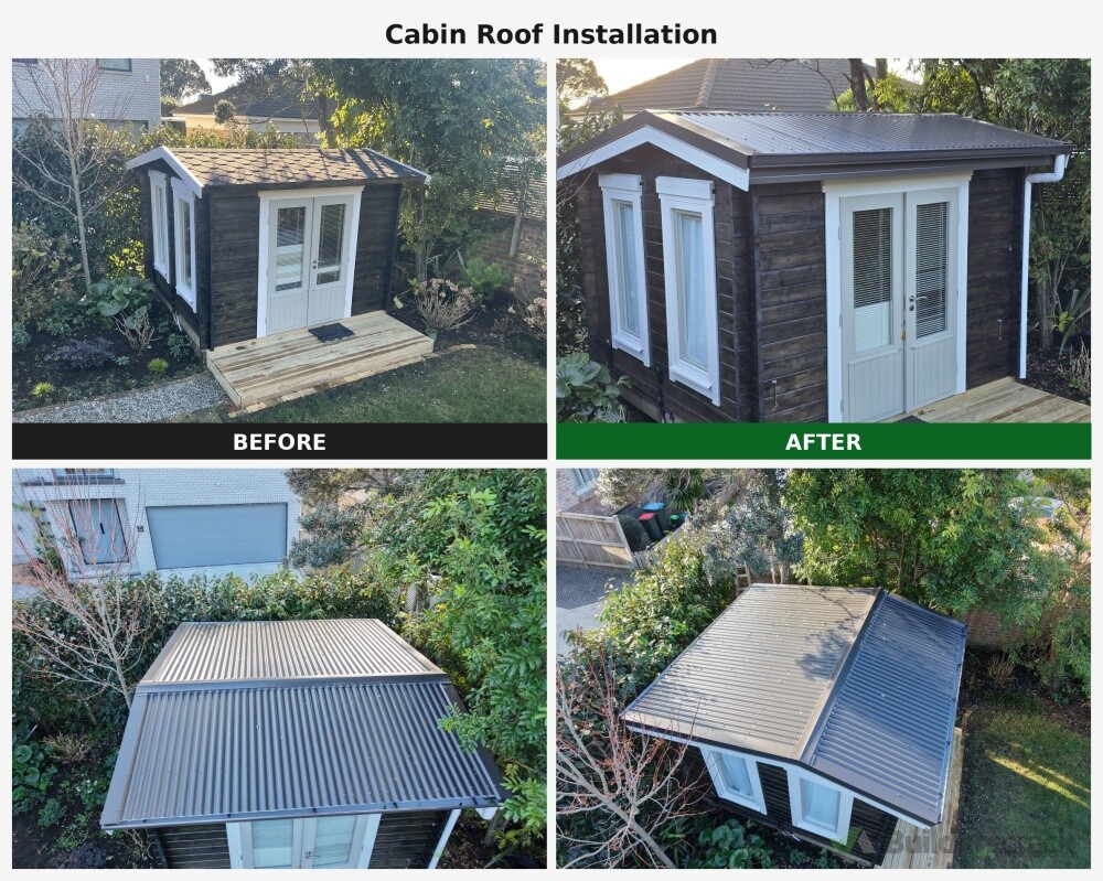 Cabin Roof Installation
