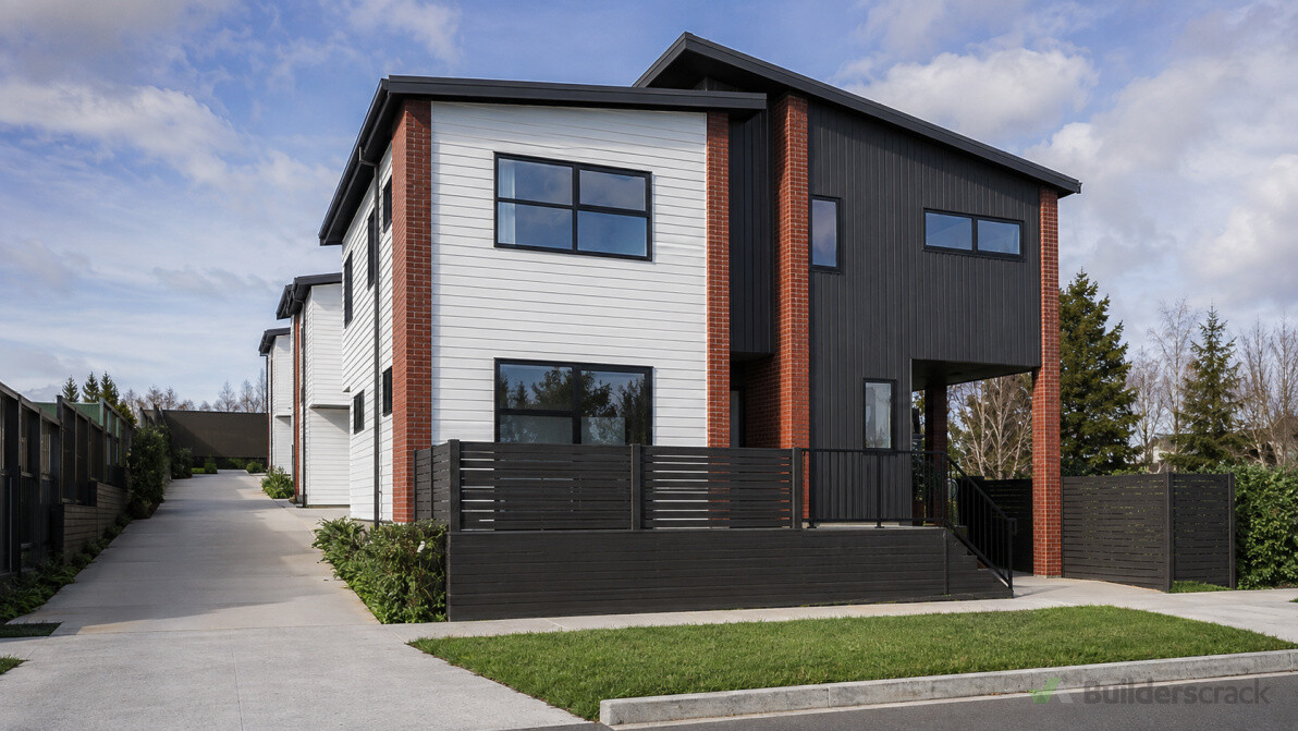 Structural Design for a Townhouse Development in Hamilton, including Retaining Walls, Concrete Block Walls, Waffle-Slab Foundations, Mid-Floor Framing and Portal Frames