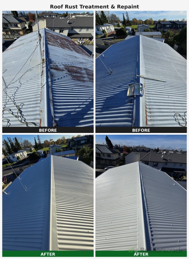 Roof Rust Treatment and Painting