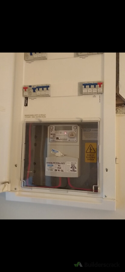 New combined meter box.