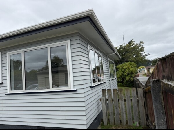 Finish product Painted and with timber facings around to window to match existing windows of the house.