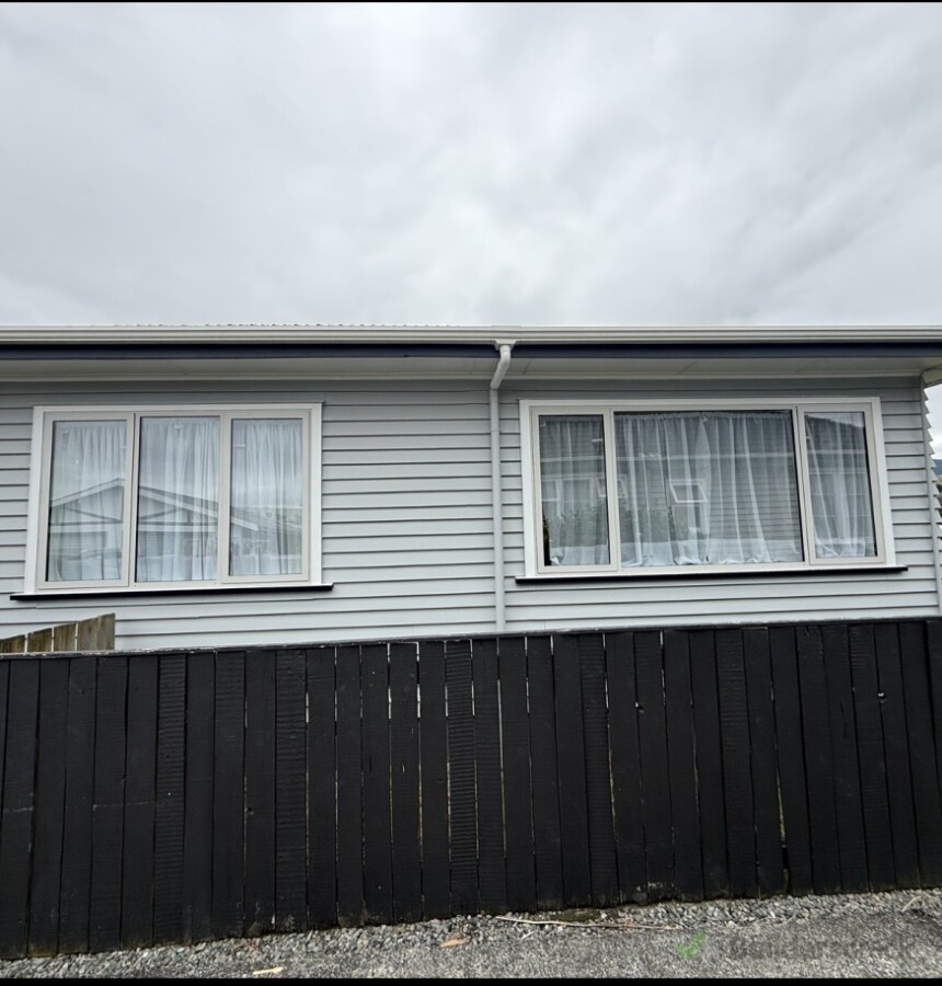 Finish product with paint to match all windows of the house.