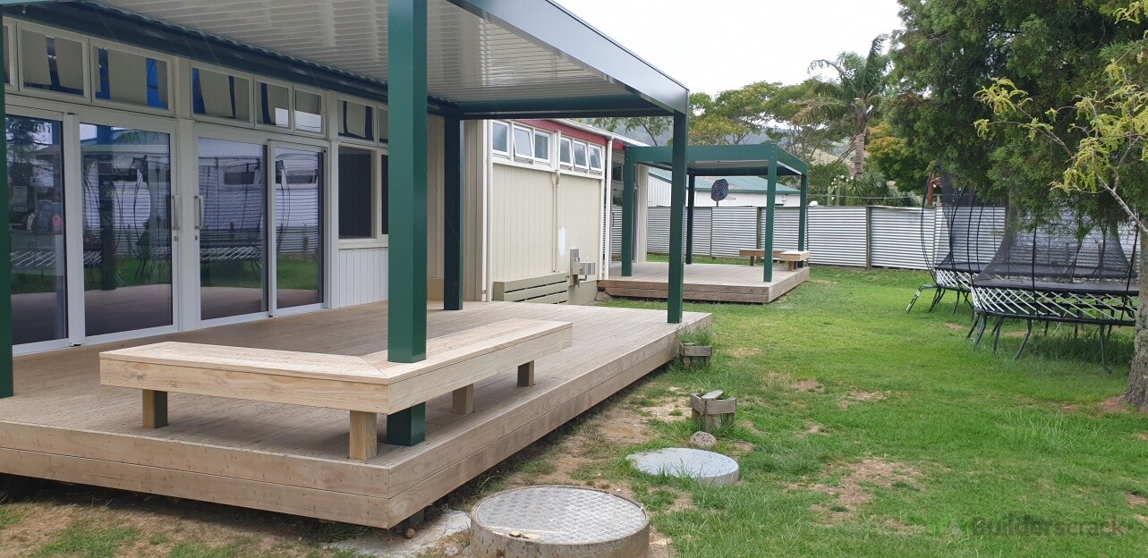 Built these decks for Matatoki Primary school