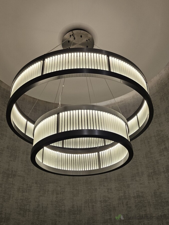 Installed stylish pendant light
