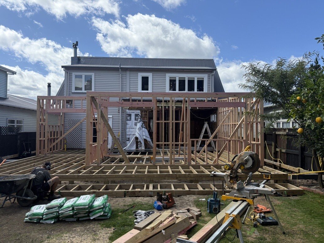 During construction