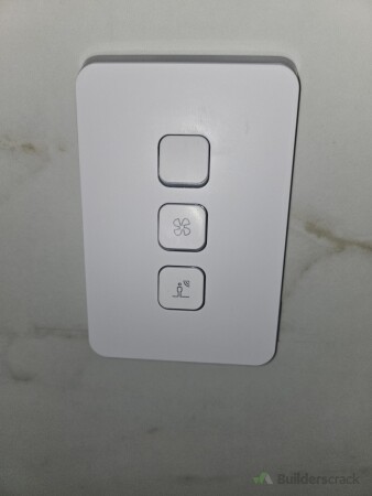 Modern bathroom light switches