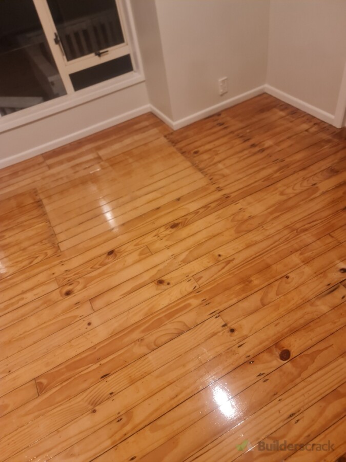 Wood floor resanding and refinishing