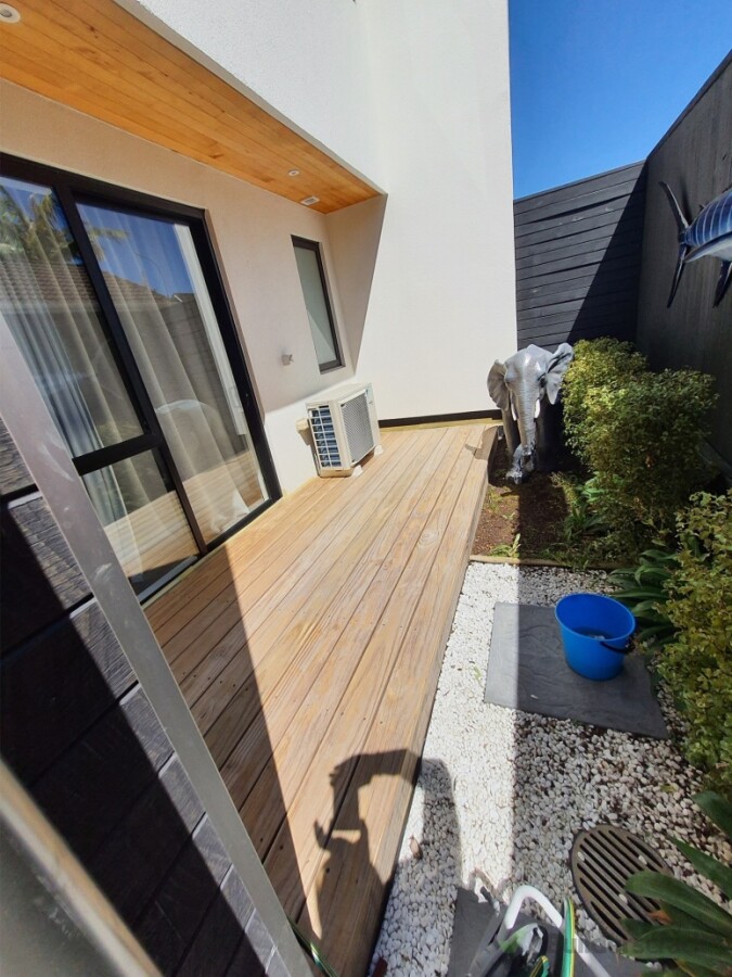 Prep- deck clean and sand